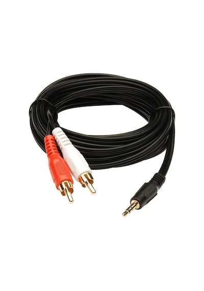 3.5Mm Stereo To 2Rca Audio Aux Ses Kablosu