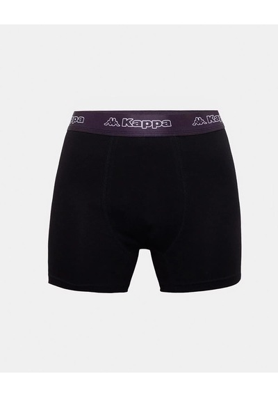 Kappa Logo Fuego 3 Pack Erkek Siyah-lacivert-haki Slim Boxer
