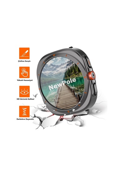 Samsung Galaxy Watch 6 40mm İçin Ultra Görünümlü Ekran Koruyucu Kılıf - Tam Kaplayan Kasa Koruyucu Çok Renkli Samsung Galaxy Watch 6 40mm İçin Ultra Görünümlü Ekran Koruyucu Kılıf - Tam Kaplayan Kasa Koruyucu Çok Renkli