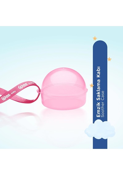 117 Wee Baby Emzik Saklama Kabı Pembe