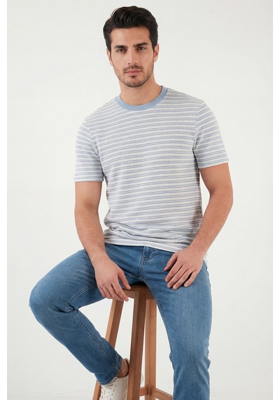 Buratti Erkek T Shirt 5904027 Mavi Mavi