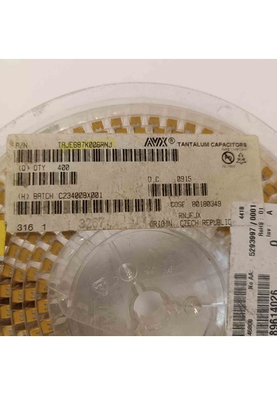Taje687k006rnj 680mf 6.3v Avx Tantal Kondansatör 100 Adet