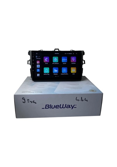 Toyota Corolla 2007-2013 Blueway 4-64 Profesyonel Oem Multimedia 9"