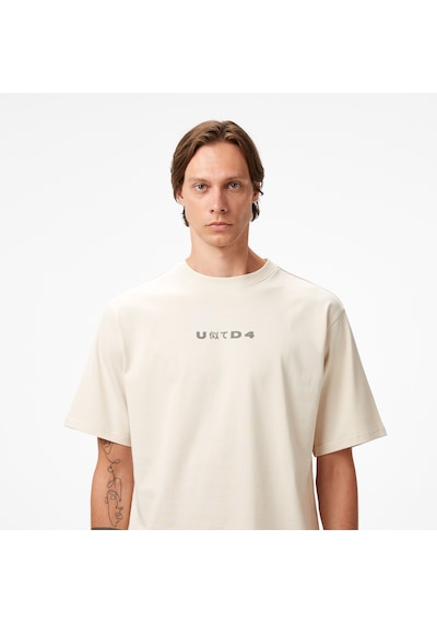 United4 Unıted4 Erkek Taş T-shirtutms25aw Krem