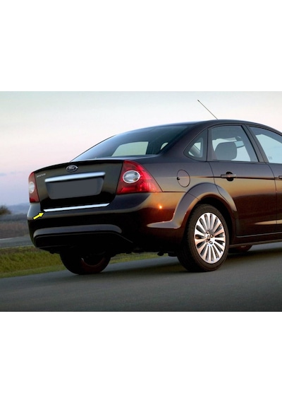 Ford Focus 2 Sedan Krom Bagaj Alt Çıta 2005-2011 Çelik Yıldız