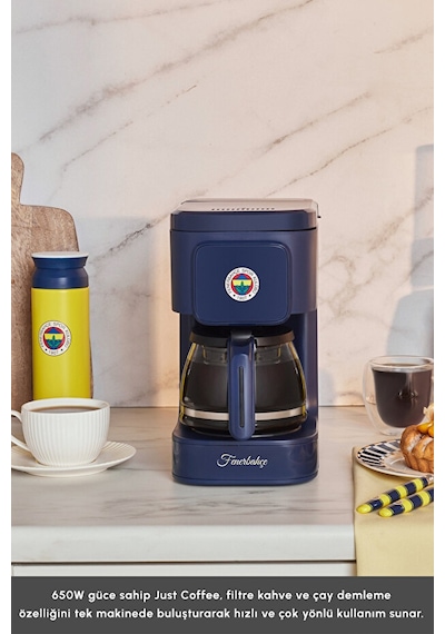 Karaca Just Coffee Aroma 2 İn 1 Fenerbahçe Filtre Kahve Ve Çay Demleme Makinesi