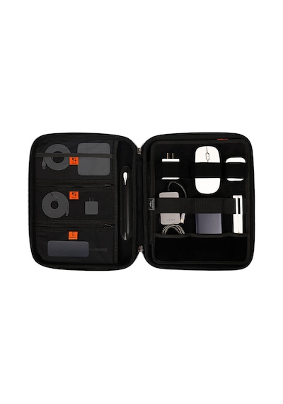 Wiwu Parallel Hardshell Darbe Emici Su Geçirmez 900d Polyester Kumaş 12.9 İnç Laptop Çantası Siyah