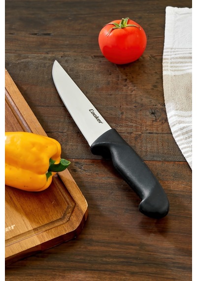 Cooker 29 Cm Paslanmaz Çelik Kasap Bıçağı Siyah Ckr4598