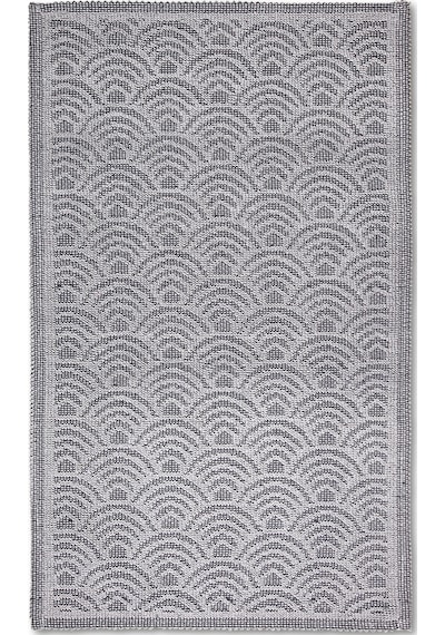 Shell Doğal Pamuklu 2'li Banyo Kilim Seti 60x100+50x60 Cm - Gri