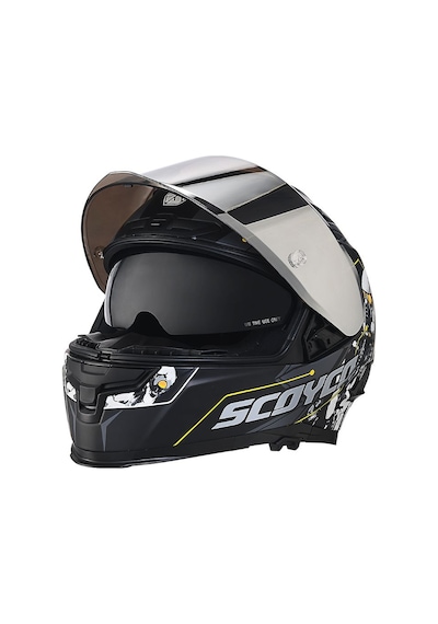 Ff871 Cyber Motosiklet Kaskı Spoiler Mod Full Face Kask Çok Renkli
