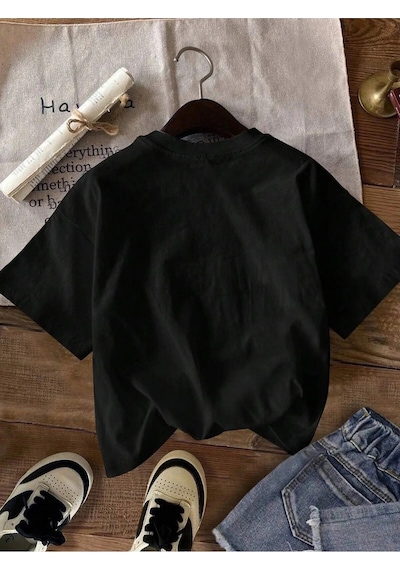 Tarzsokak Unisex Dino Raw 3 T-shirt Siyah