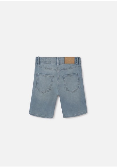 Erkek Çocuk Denim Şort Gri-mavi 252 Gri-mavi