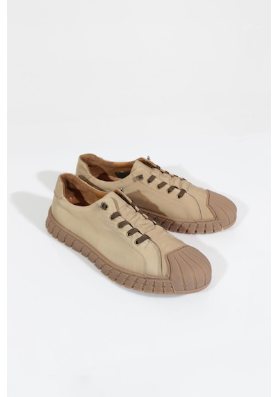 Dgn 9872 Erkek Sneakers Ayakkabi Taba Tekstil