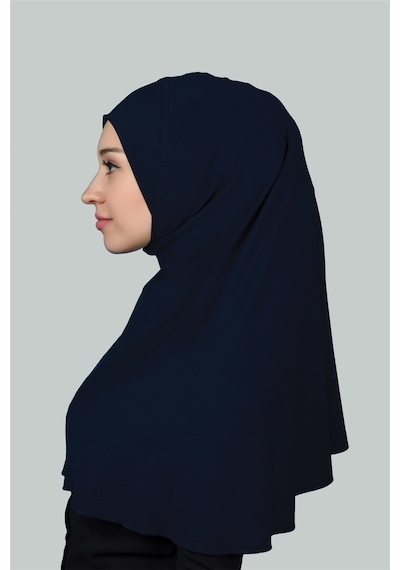 Altobeh Hazır Türban Pratik Eşarp Tesettür Hijab - Namaz Örtüsü Xl Lacivert