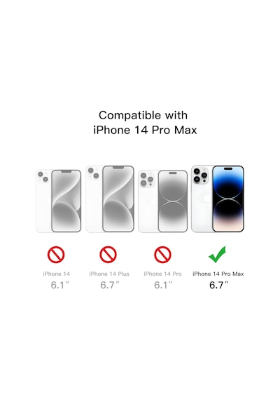 Teknomoda Apple Uyumlu iPhone 14 Pro Max Kılıf 360 Şeffaf Ön Arka Korumalı Şeffaf Silikon