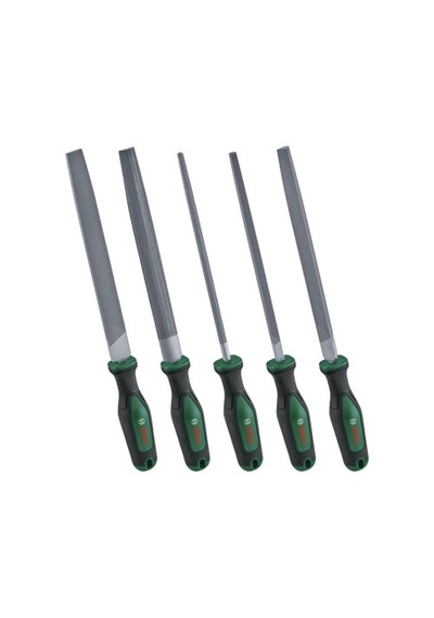 5 Parça Metal Eğe Seti 200 Mm İle Orta Pürüzlülük