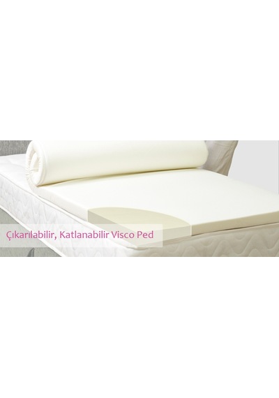 Babyhopeankara 70X170 Visco Pooly Bamboo Visco Yatak Pedi Ped Yatak