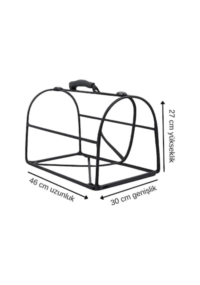 Flybag Voyager Fileli Model Kedi Köpek Taşıma Çantası, Mavi, 46x30x27 Cm