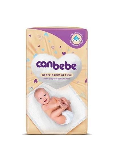 Canbebe Bebek Bakım Örtüsü 60x60 10'lu