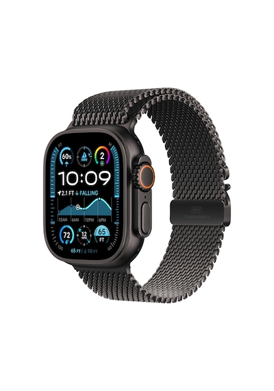 Apple Uyumlu Watch  Ultra 1/2/3 49mm Kordon Gerçek Titanyum Hasır Metal Band 100