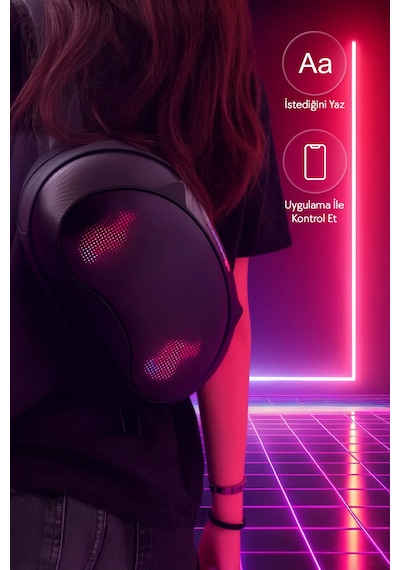 Zampago Shadowcat Led Işıklı Bel Çantası Su Geçirmez Darbe Dayanıklı + 10.000 Mah Powerbank Siyah
