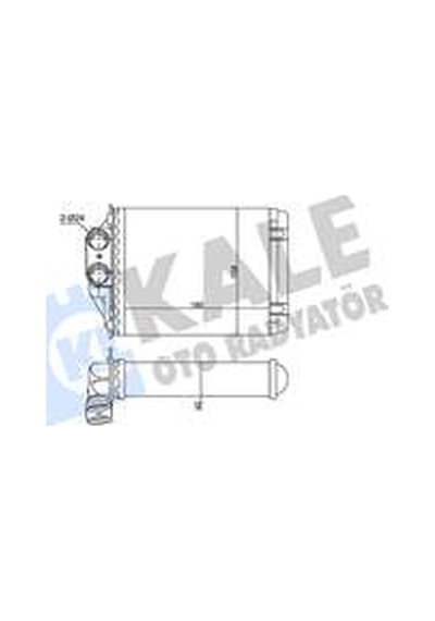 Kalorıfer Radyatoru Fıat 500 Panda 1,3 Mjet 09-