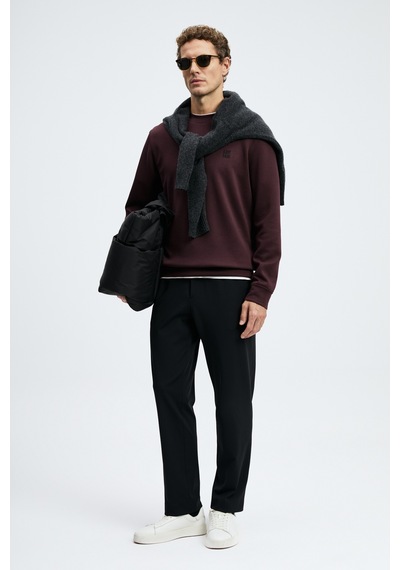 Lufian Grand Erkek Sweatshirt 112030192 Mor