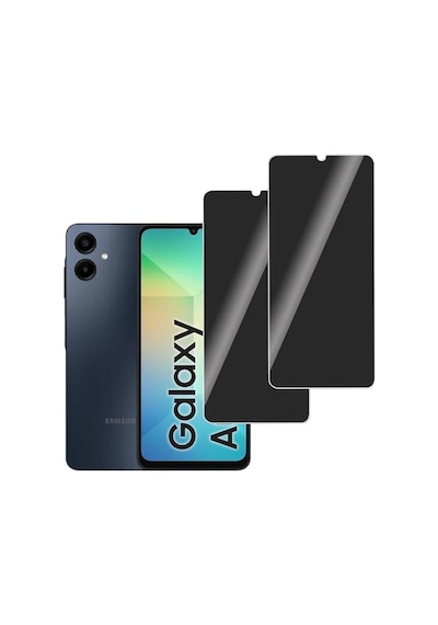 Galaxy A06 Privacy Hayalet Ekran Koruyucu 2 Adet - 9h Temperli Cam, Yan Görünme Engelleyici, Tam Kaplama