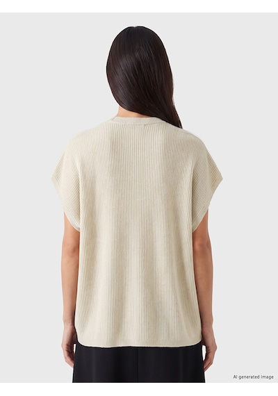 Lcw Everyday Beyaz Şal Yaka Oversize Kadın Triko Hırka Xl-2xl