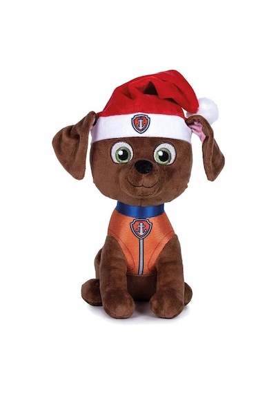 Paw Patrol Yılbaşı Serisi Zuma 27 Cm Peluş Oyuncak Kahraman Köpek Çok Renkli