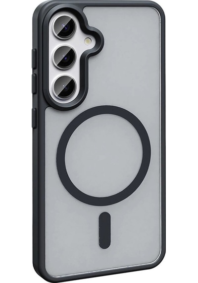 Galaxy   Uyumlu  S25 Plus Kılıf M-safe Şarj Özellikli Mat Arka Yüzey Zore Sio Kapak