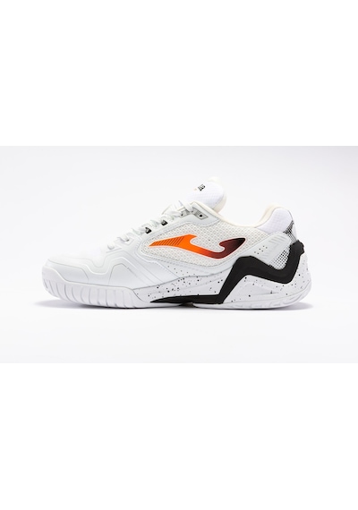Joma Erkek Tenis Maç Ayakkabı Set Men 2302 White Orange Black Tse 001