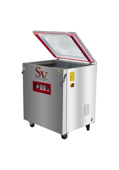 Sönmez Vakum Geniş Hazne 50 65 Çift Çene Vakum Makinesi