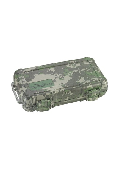 Caddy 5 Kamuflaj Travel Humidor Puro Kutusu
