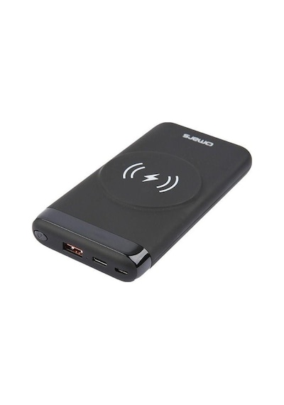 Omars OMWS008 20 W 10000 mAh Kablosuz Led Göstergeli Powerbank Siyah