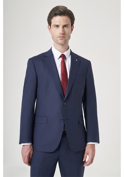 İmza Lacivert Mono Yaka 4 Drop Comfort Fit Tam Astar Esnek Takım Elbise 1001260178 Açık Lacivert İmza Lacivert Mono Yaka 4 Drop Comfort Fit Tam Astar Esnek Takım Elbise 1001260178 Açık Lacivert