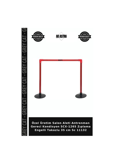 Özel Üretim Salon Aleti Antrenman Gereci Kondisyon Scx-1265 Zıplama Engelli Takozlu 35 Cm Sc 11132 Çok Renkli