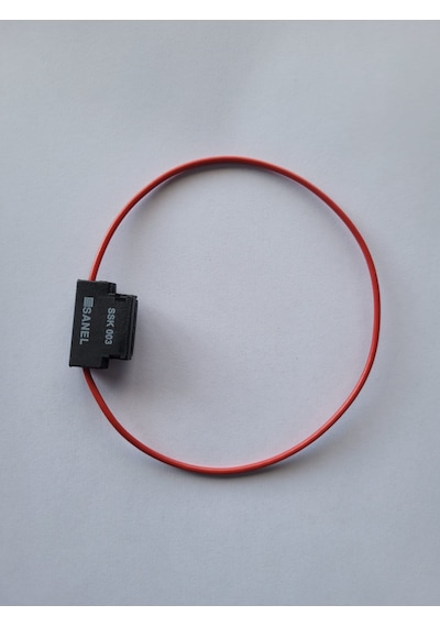 Kırmızı Kablolu Bıçak Sigorta Yuvası - 1 x 0.50 MM