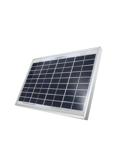 Güneş Paneli 10 W Poli Kristal 28x35x17 Cm İthal 12 Volt