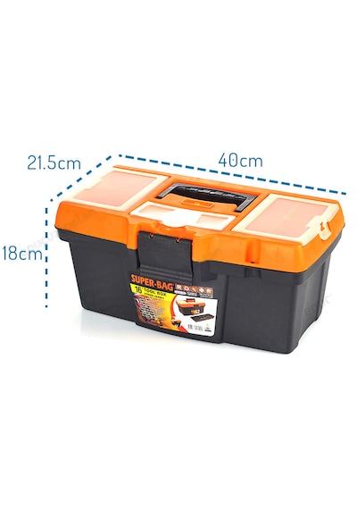 Super Bag 16 İnç Power Plastik Takım Çantası Organizerli