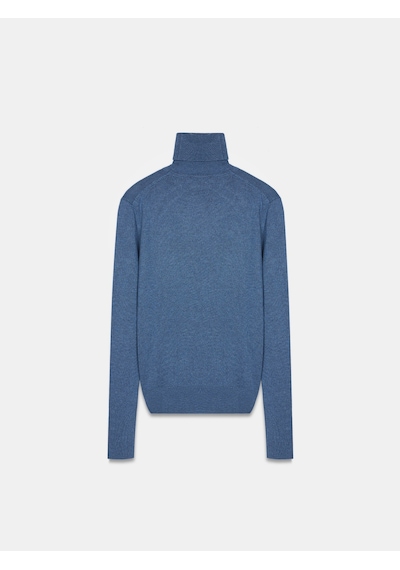 Dilvin 1268 Balıkçı Yaka Kazak-k.indigo K.indigo