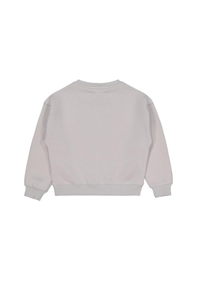 Civil Girls STAR Baskılı 6-9 Yaş Sweatshirt Gri