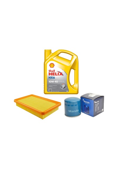Bakım Seti Hyundaı Accent Yumurta Kasa 1.5 1995-2000 + Shell Helıx Hx6 10w40