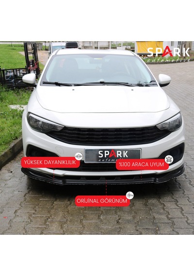 Fiat Egea 2015- Yılı Ve Sonrası Uyumlu Ön Tampon Lip Siyah