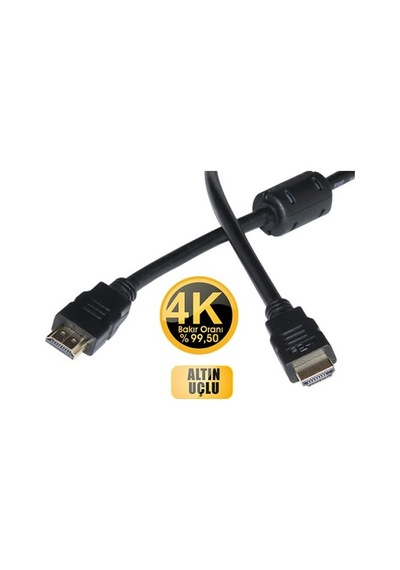 Inca Imhd-50T 5Metre Hdmi Görüntü Kablosu 3D Gold 1.4V 4K