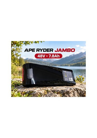 Jambo Elektrikli Bisiklet Orijinal Akü Siyah