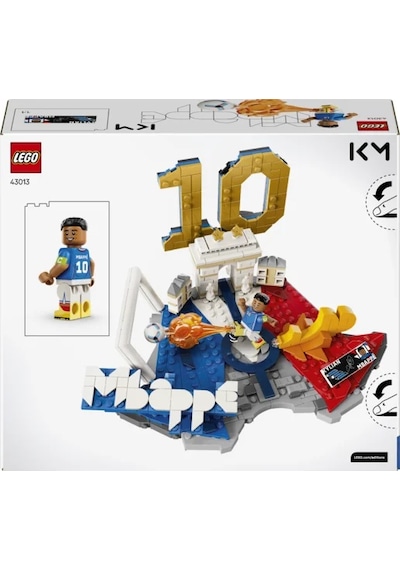 LEGO® Editions Kylian Mbappé – Unutulmaz Futbol Anları 43013 - 10 Yaş ve Üzeri Çocuklar için Dekoratif Futbol Modeli Yapım Seti (490 Parça)