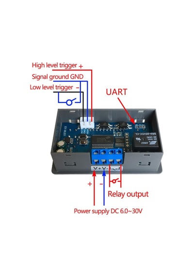 Xy-Wj01 Dc12V Led Dijital Zamanlayıcı Röle Modül