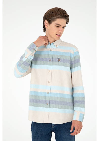 U.s. Polo Assn. Erkek Açık Mavi Gömlek Desenli 50298079-vr003 Açık Mavi U.s. Polo Assn. Erkek Açık Mavi Gömlek Desenli 50298079-vr003 Açık Mavi