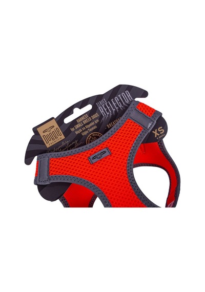 Doggie Havalı Dokuma Reflektör Serisi Küçük Irk Göğüs Tasması Turuncu XS-30-34Cm Turuncu